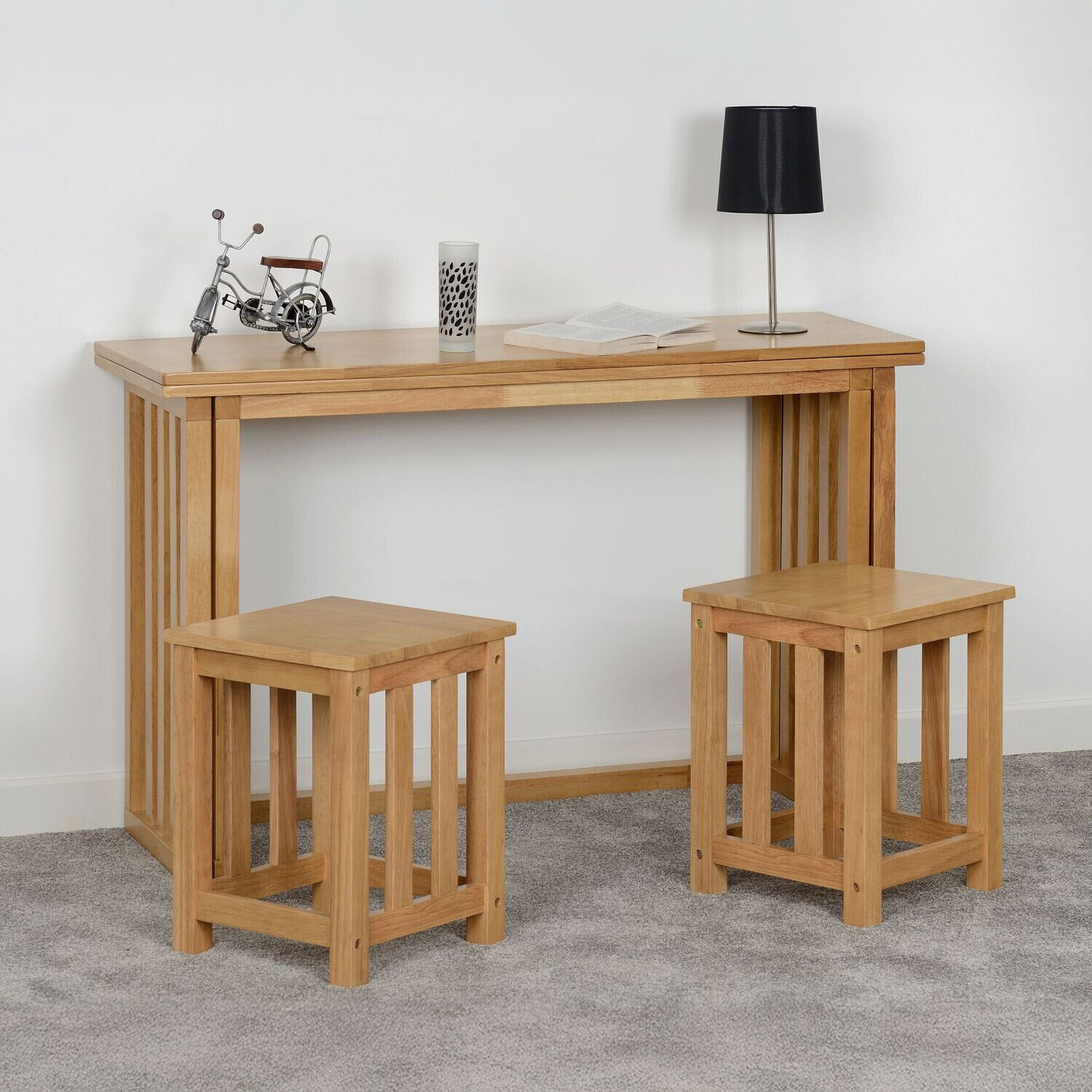 Seconique Richmond Foldaway Dining Set - Oak Varnish / 33Kg