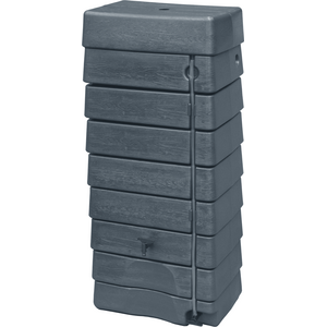 Hyma Garden 276 Litre Grey Wall-Mounted Water Tank with Rain Trap Downpipe Connector