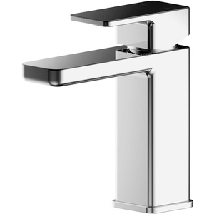 Balterley Square Mini Mono Basin Mixer Tap and Push Button Waste - With Wastes