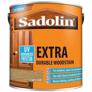 Sadolin Extra Durable Woodstain Light Oak 2.5 Litre