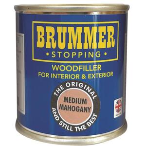 Brummer Wood Filler Medium Mahogany 250g