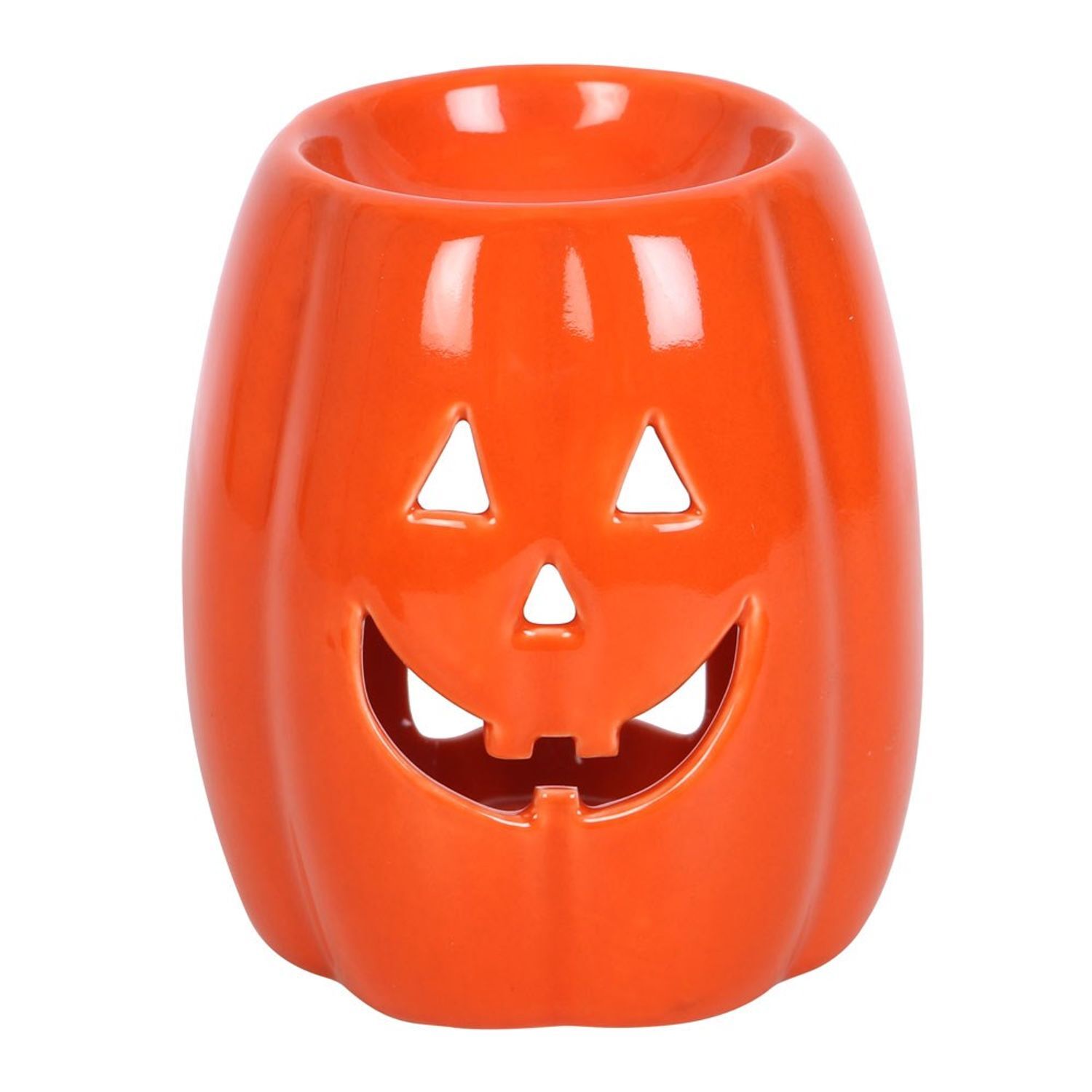 Something Different Unisex Orange Jack-O-Lantern Oil Burner In - Image 2