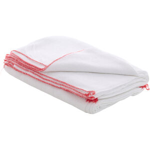 Wilsons Bleached Stockinette Cloth Red Edge Large 45 x 38cm