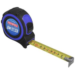 Faithfull Trade Tape Measure 8m/26ft (Width 25mm)