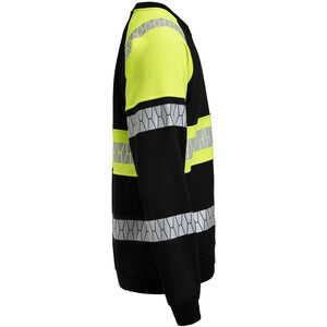 Jobman Mens High-Vis Raglan Sweatshirt