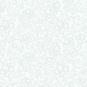 Brussels Lace Wallpaper in Mint
