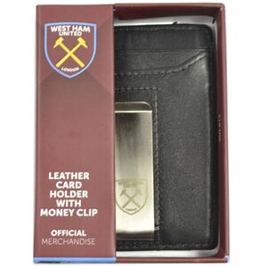 West Ham United FC Leather Money Clip Wallet