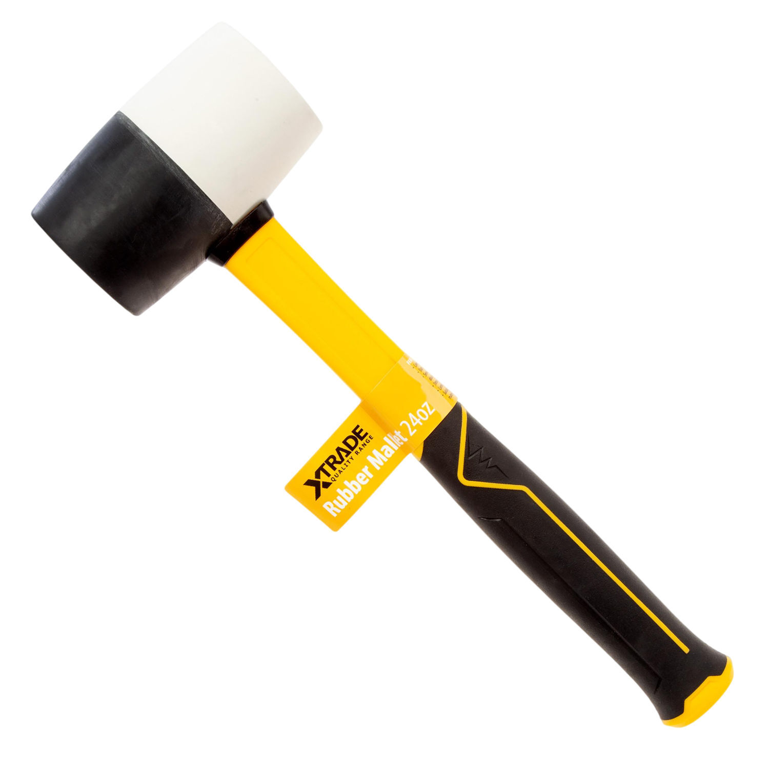Xtrade Contrast Rubber Mallet - Yellow/Black/White