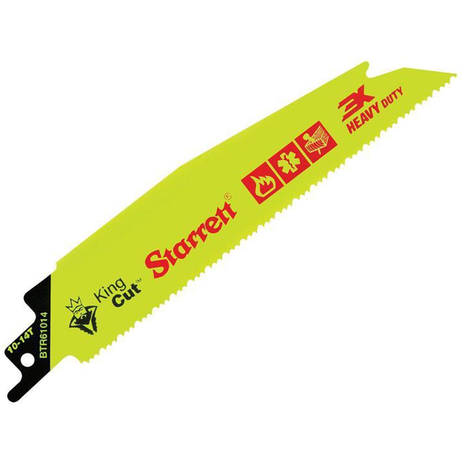 Starrett Btr61014-5 Bi-Metal King Cut Demolition Blade 152Mm 10-14 Tpi (Pack 5) - Image 5