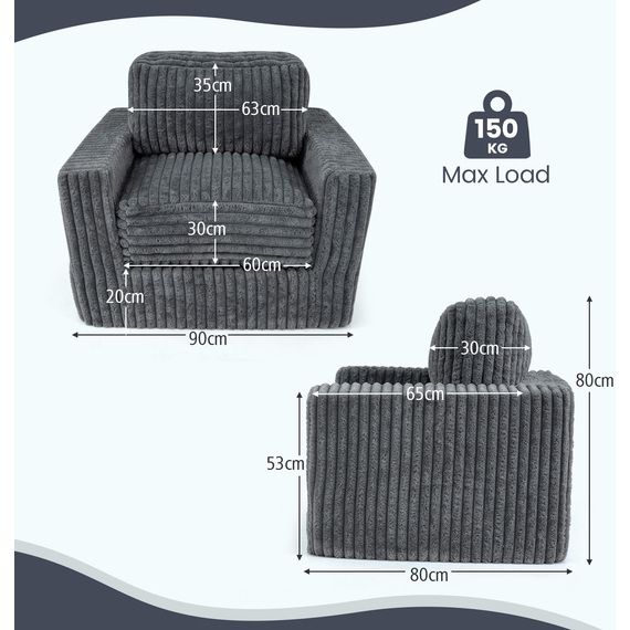 Single Foam Sofa