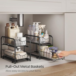 SONGMICS Kitchen Cabinet Organizer, Kitchen Shelf, Organization System