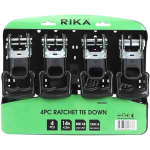 Rikå 4pc Ratchet Tie Down