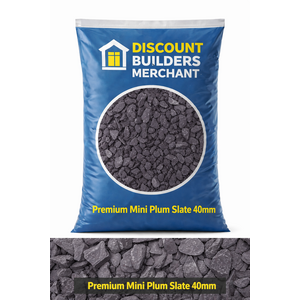 Premium Mini Plum Slate 40mm - 20kg Garden Slate Chippings
