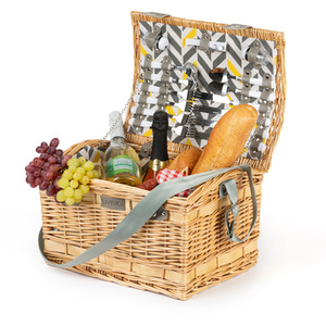 Tummel 4-Person Wicker Picnic Basket