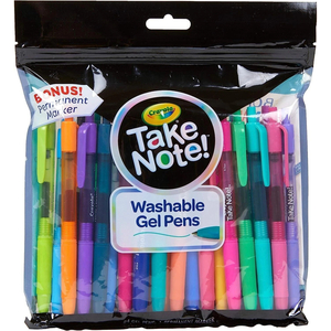 Crayola Washable Coloured Gel Pens 24 Count