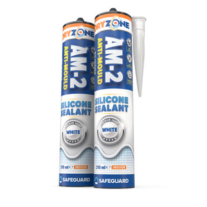 Dryzone Anti-Mould Silicone Sealant Clear 310ml x 2 Pack
