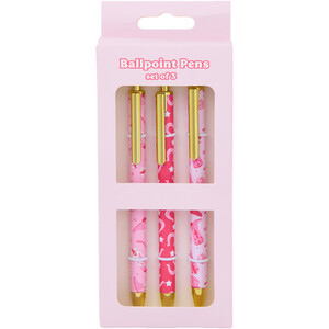 Set of 3 Cowgirl Ballpoint Pens