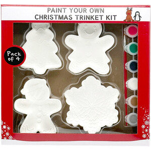 Paint Your Own Christmas Trinket Kit