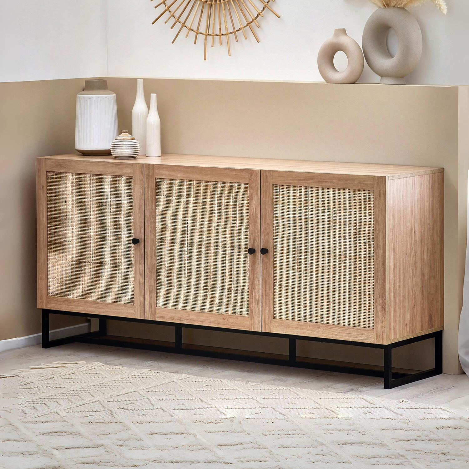 Julian Bowen Padstow Sideboard - Oak - Image 5