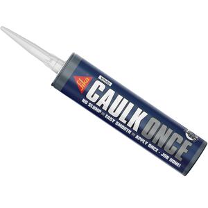 Everbuild Sika Caulk Once White 295ml C3 Cartridge.