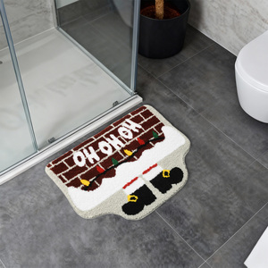 Santa Boots Bath Mat