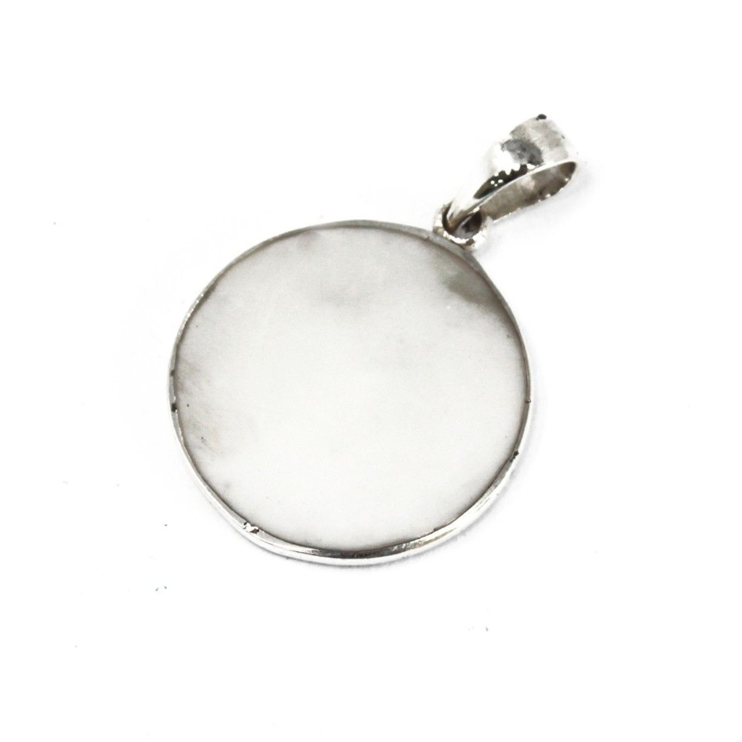 Tree of Life Silver Pendant with Mother of Pearl Jewelry, Spiritual - Silver