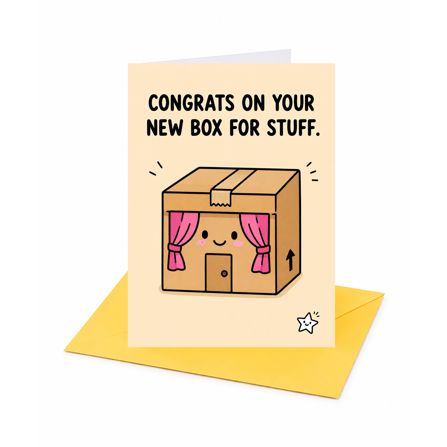 Brightfeel Cardbox Design For Stuff New Home Congratulations Card - Multi