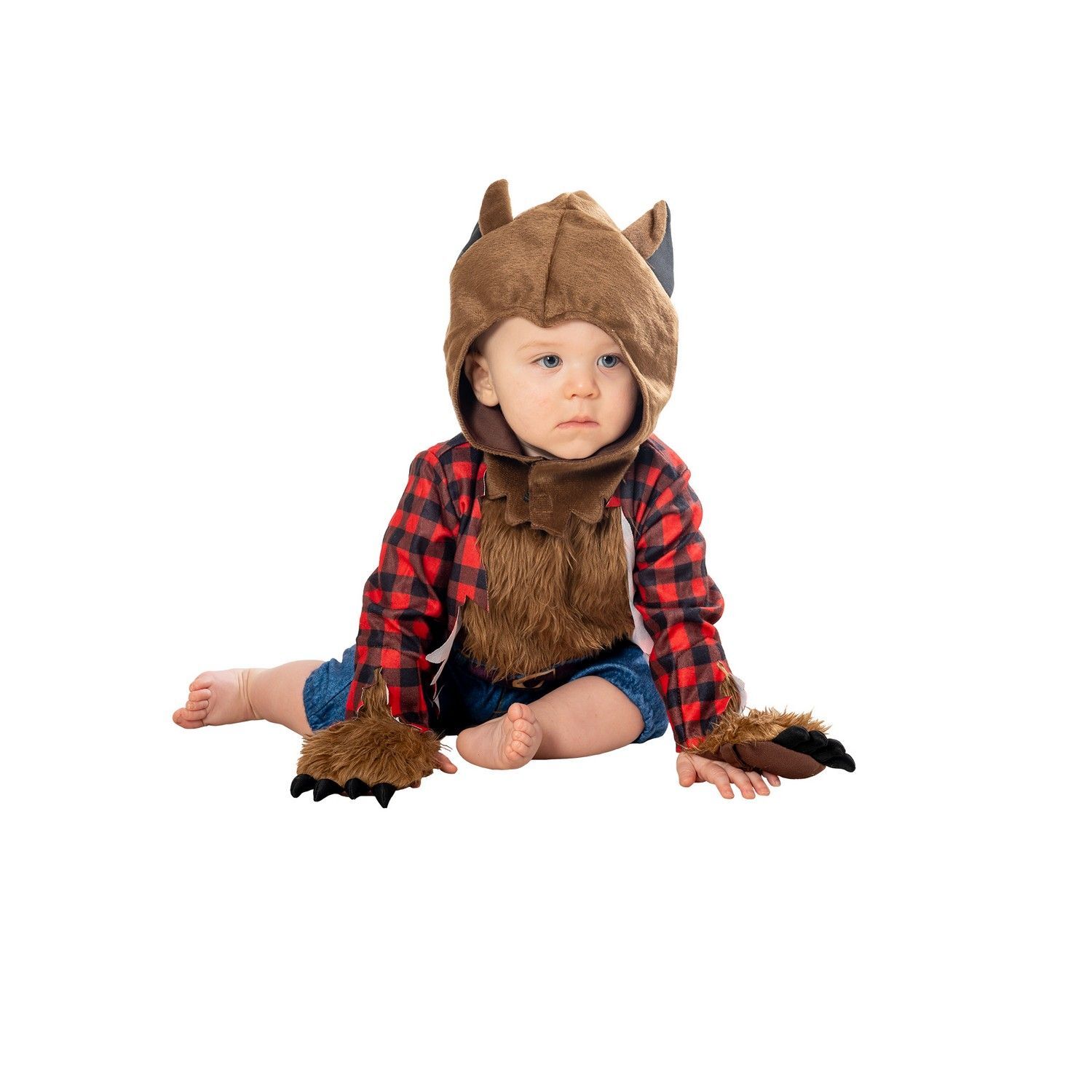 Bristol Novelty Toddler Werewolf Costume - Brown