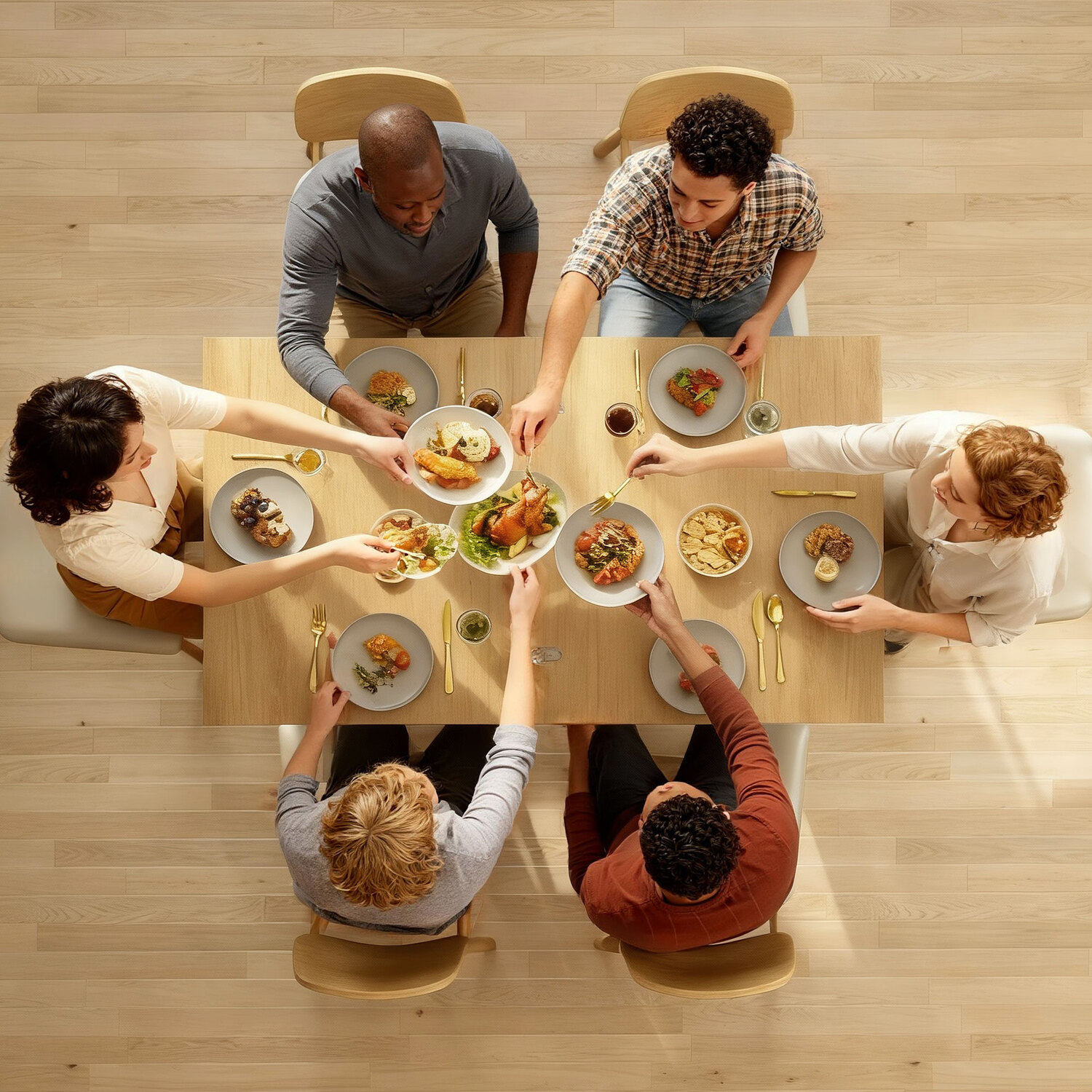 Homcom Natural Wood Finish - Natural Wood Finish