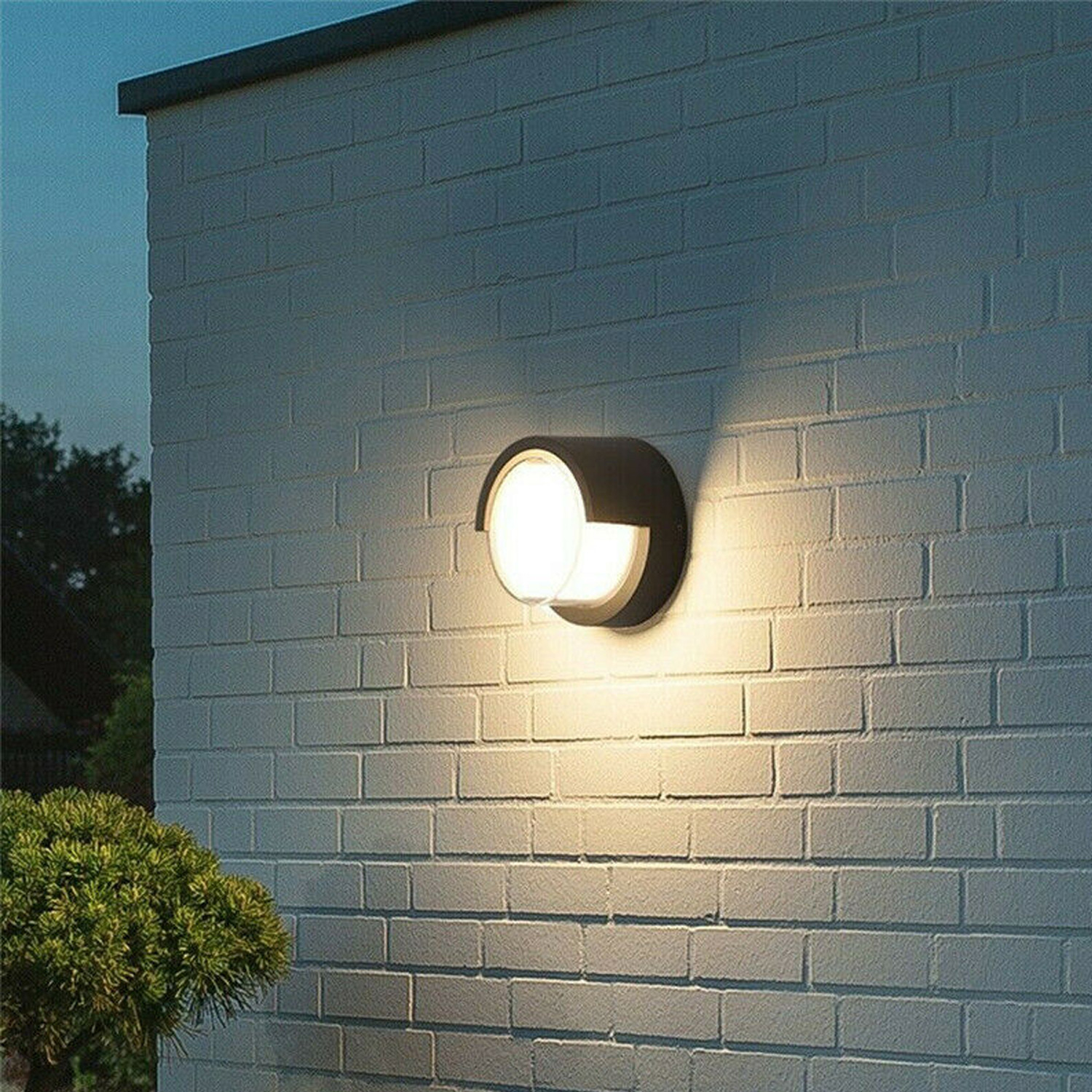 Cgc Lighting Cgc Sophia Black And White Round Led Wall Or Ceiling Light - Black & White