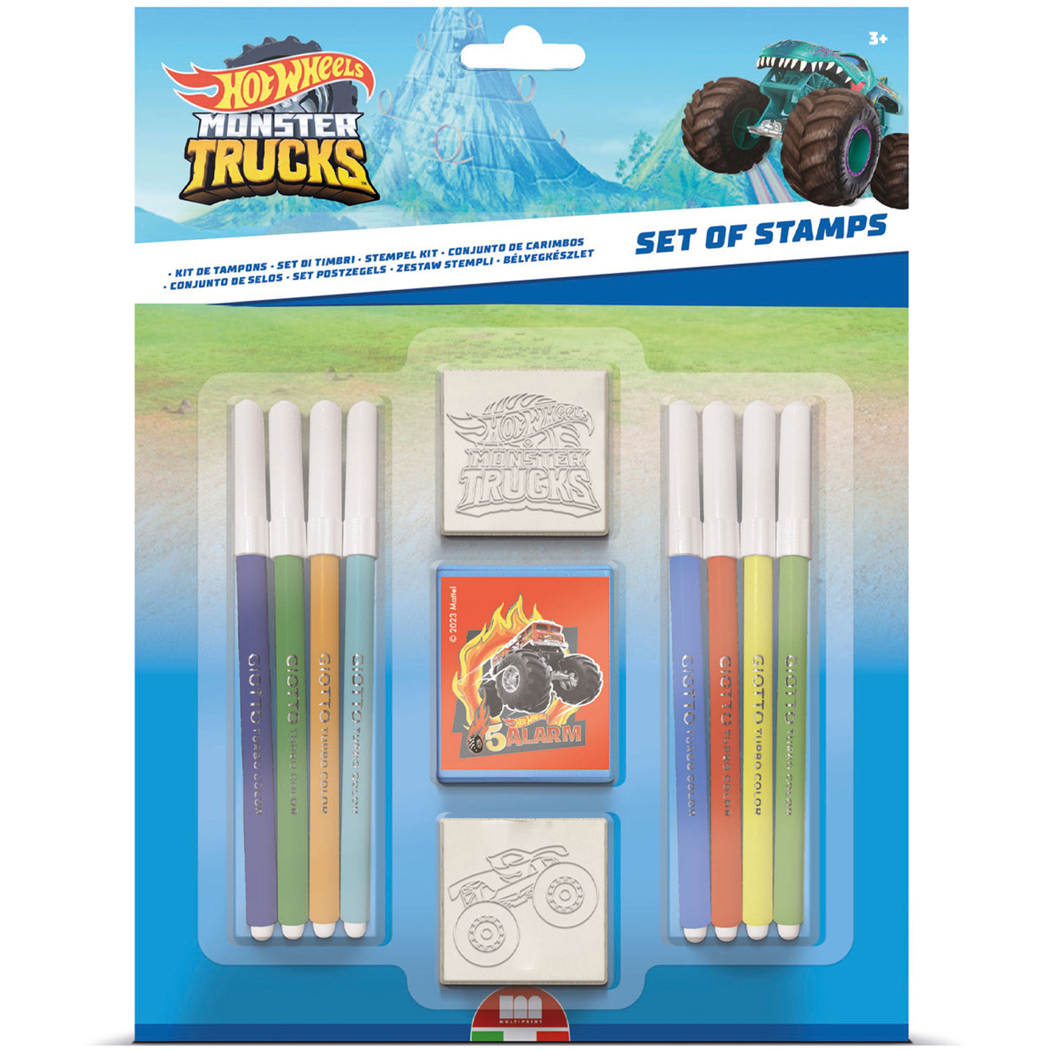 Multiprint - Hot Wheels - Kids Stationery Set - 2 Stamps Back to School - Image 5