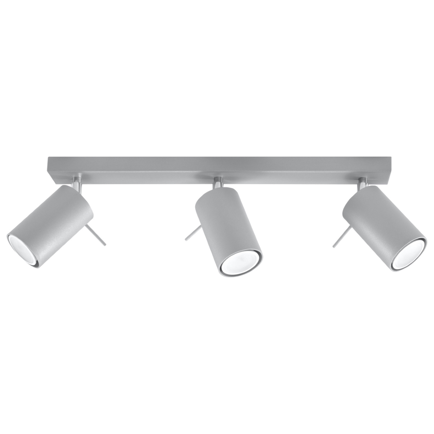B&Q -  Luminosa Ring 3 Light Spotlight Bar GreyGu10 - Image 2