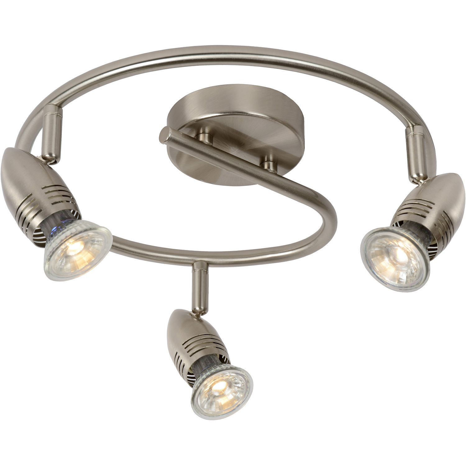 B&Q - Caro-Led Modern Ceiling Spotlight 31CmLedGu103X5W 2700KSatin Chrome - Image 2