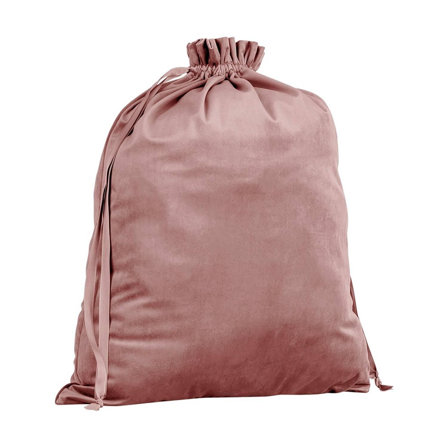 Bagbase Plain Velvet Gift Bag A - Rose Quartz