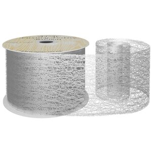Silver Web Luxury Ribbon Party Decoration