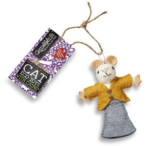 Green & Wilds Eco Friendly Natural Cat Toy with Catnip - Nanny Mouse