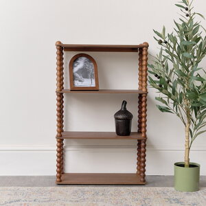 Wooden Bobble Framed 4 Tier Shelf