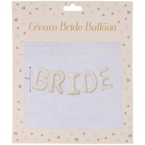 Bride Text Balloon Banner