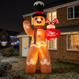 14ft Gingerbread Festive Inflatable