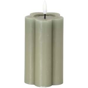 Natural Glow 2.75x5 Grey Pillar LED Candle