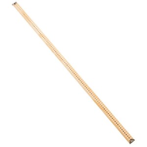Wooden Yard Stick with Metal Rings - 1m