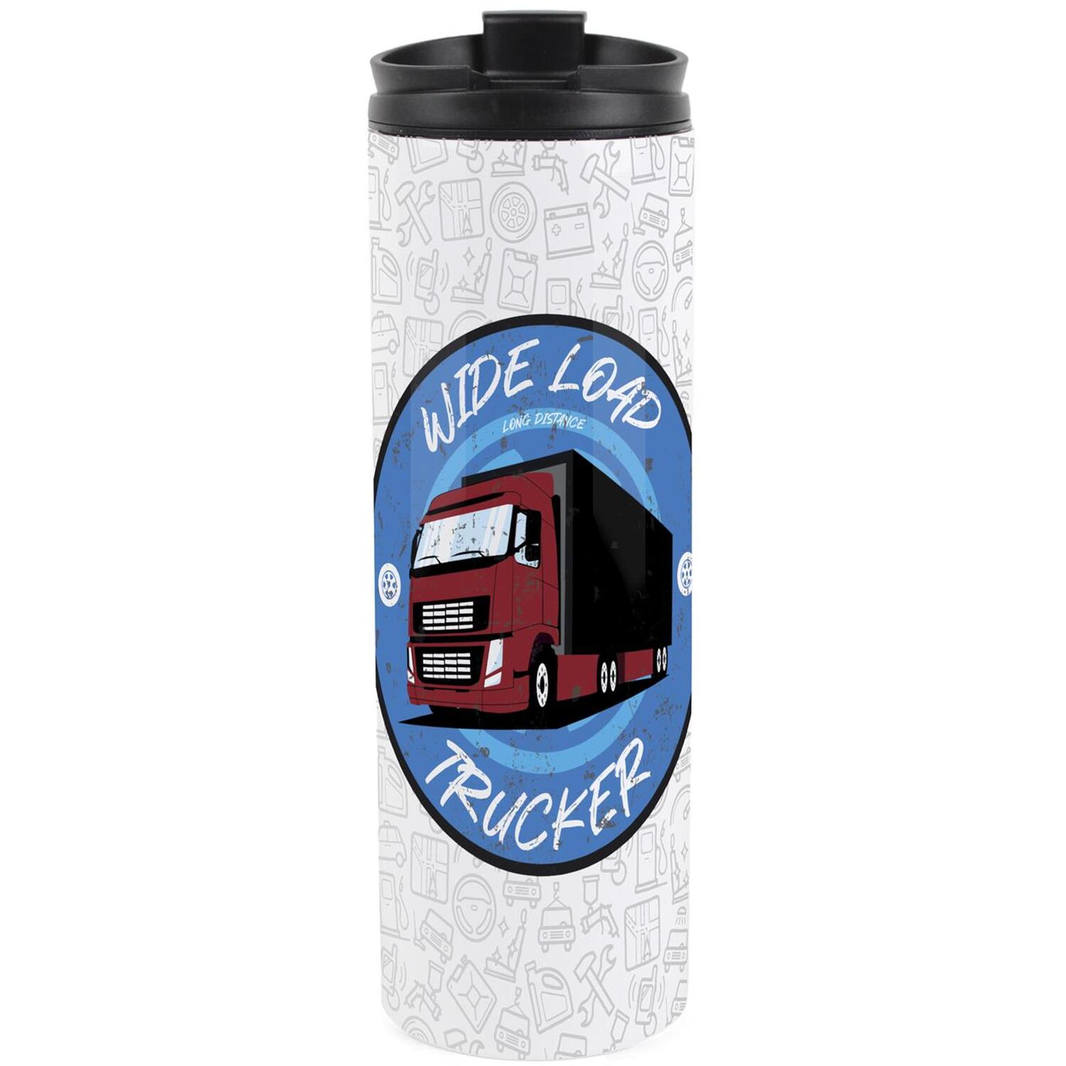 Purely Home Wide Load Trucker Stainless Steel Travel Flask