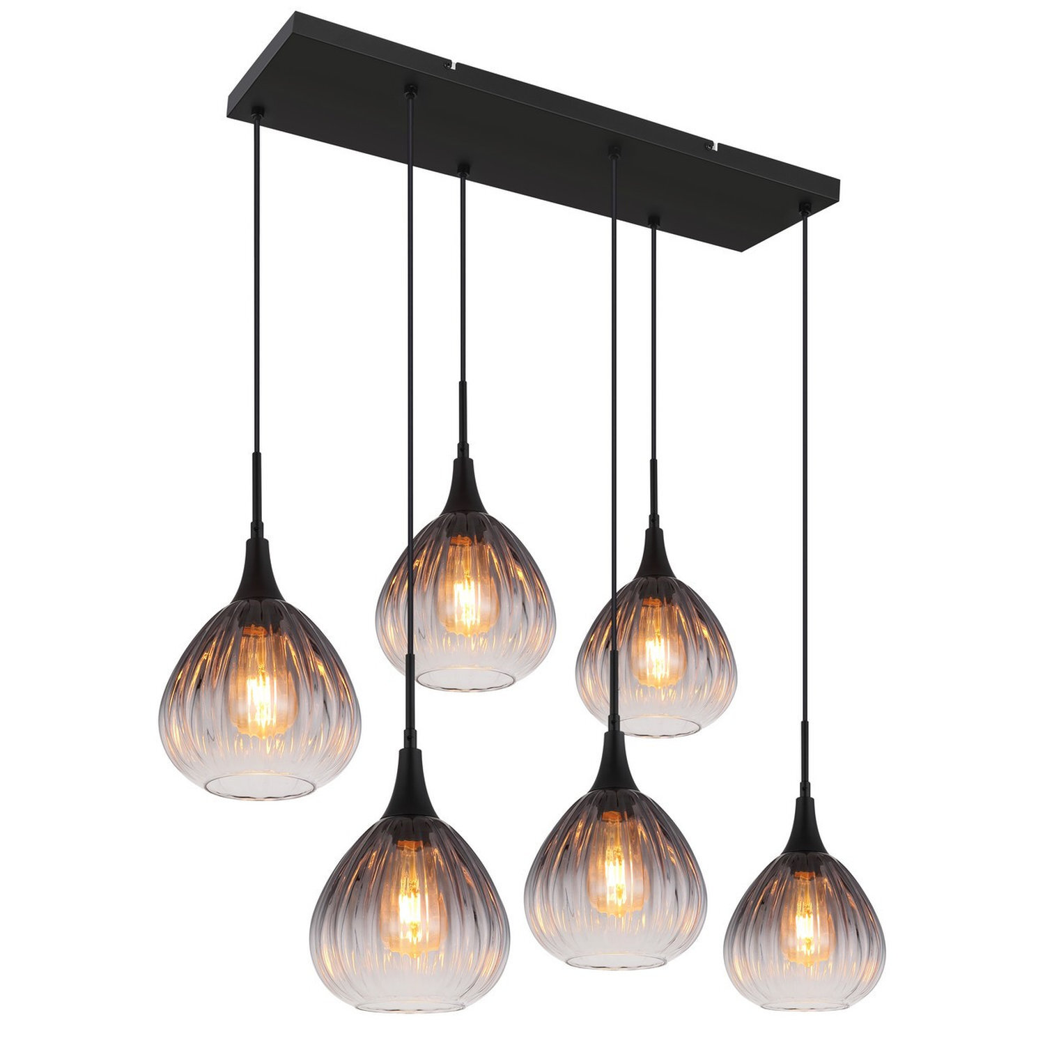 Globo Lighting Olsen Pendant Light Black