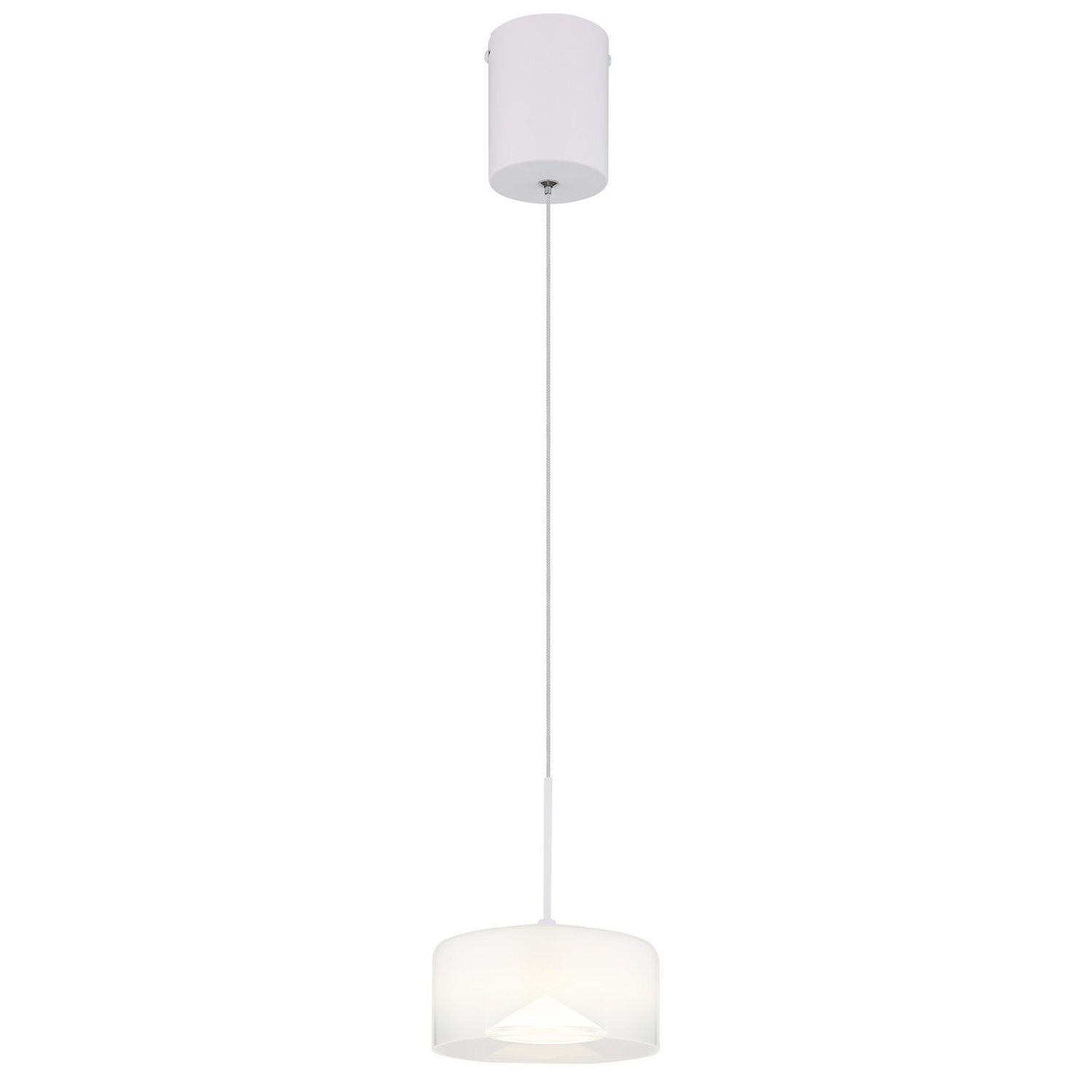 Globo Led Pendant Light Belinda, Ø 15 Cm, White, Glass - Image 3