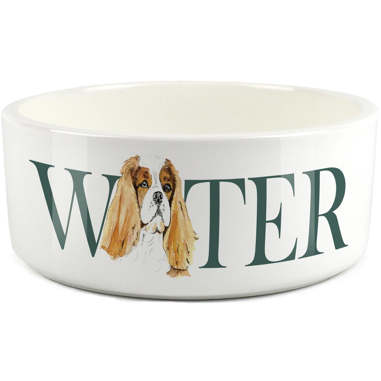Purely Home Large Ceramic Pet Water Bowl - Cockapoo