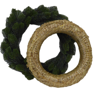 25cm Straw Wreath