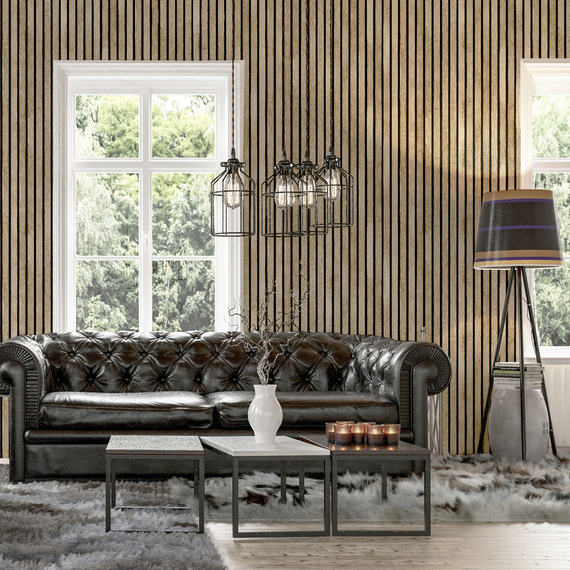 Arthouse Modern Wood Slats Design Wallpaper