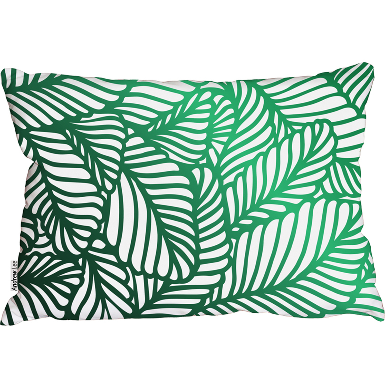 Green Biophilic Design With Natural Analogues Texture Outdoor Cushion - Green
