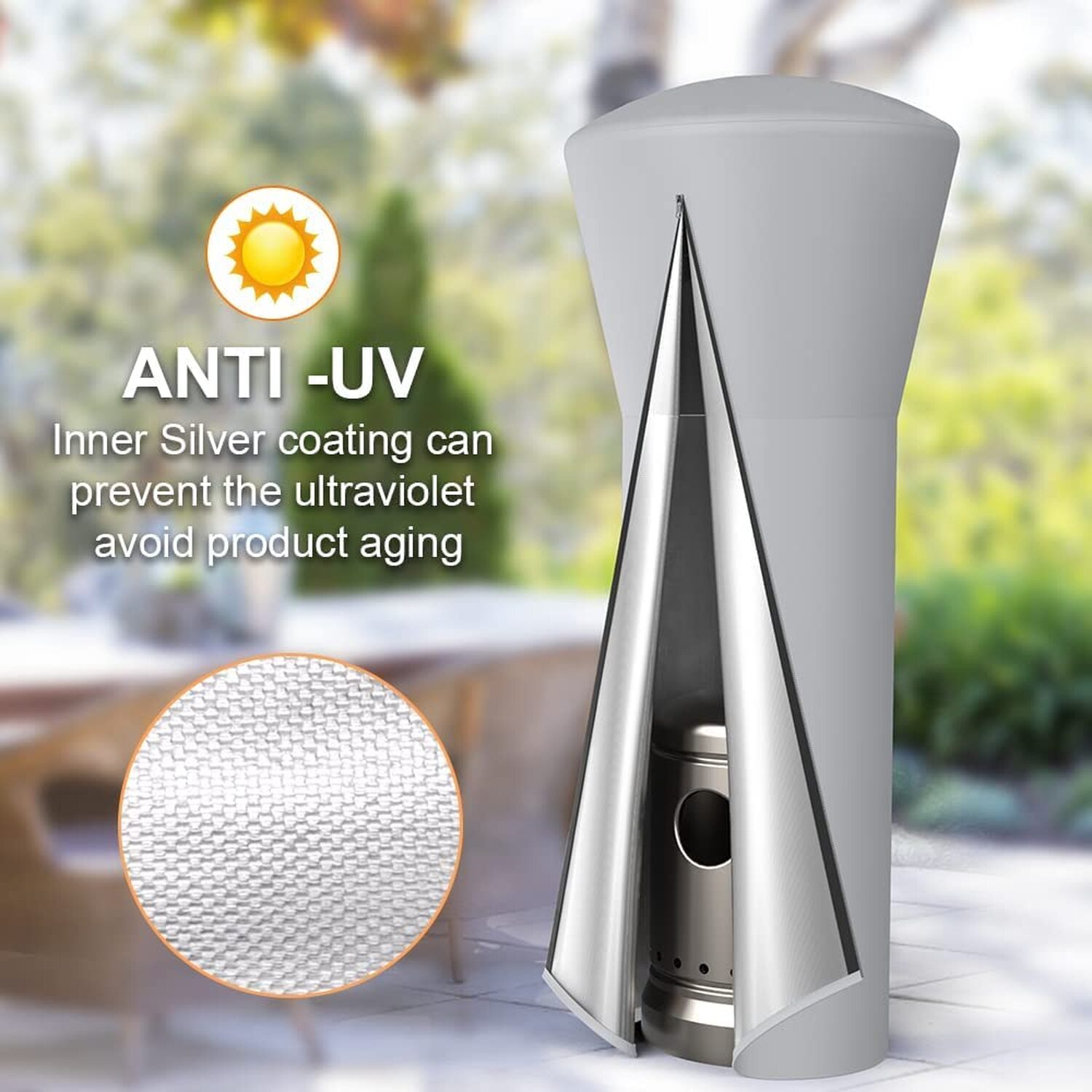 Outdoor Patio Heater Cover Waterproof