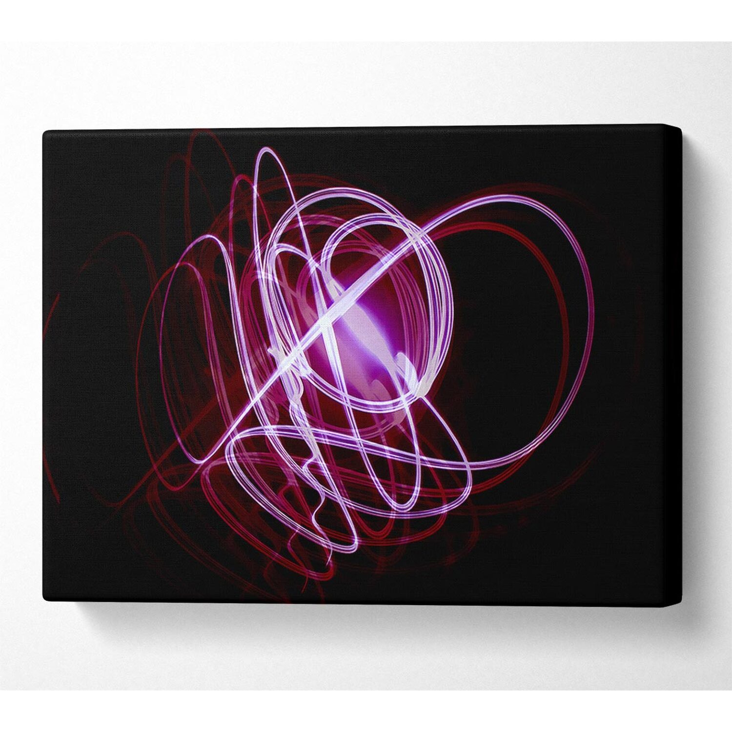 Wallart-Direct - Laser Beams Canvas Print Wall Art - Yellow / 101.6cm thumbnail